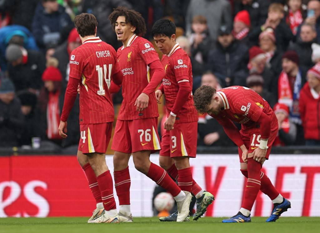 包含足总杯赛程吃紧，利物浦赛前内部沟通，信心回归，团队化学反应显著的词条